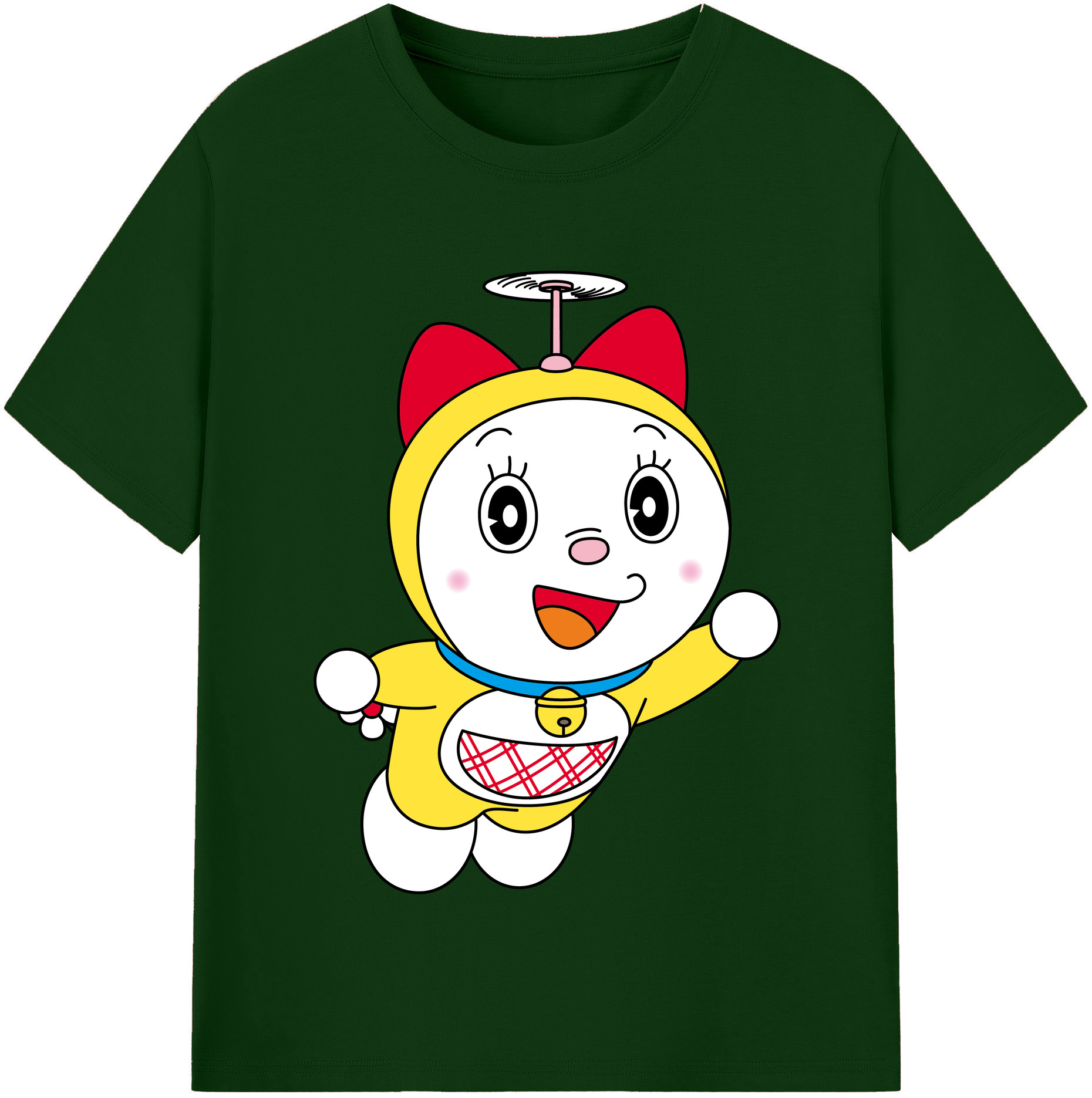 （画像用） ドラえもん ドラミ Doraemon Dorami 綿100％半袖Tシャツ（フロントプリント）